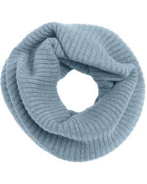 Bompard Andréa Ribbed-Knit Cashmere Snood - Blue