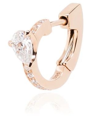 Repossi 18Kt Rose Harvest Diamond Huggie Earring - Multicolour