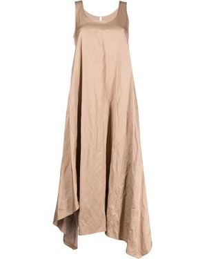 Forme D'expression Belted Asymmetric-Hem Dress - Natural