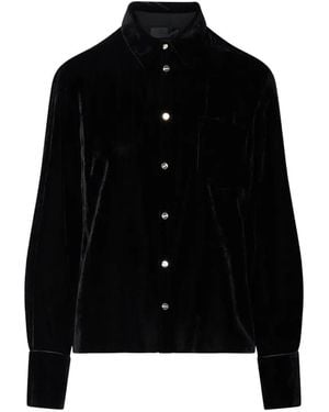 Liu Jo Velvet Shirt - Black
