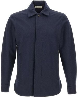 FILIPPO DE LAURENTIIS Chaqueta con cuello clásico - Azul