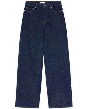 Ganni Vaqueros Con Cinco Bolsillos - Azul