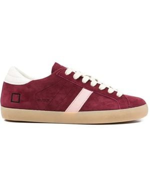 Date Hill Low Block Sneakers - Red
