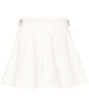 Our Legacy Minifalda Object con pinzas - Blanco