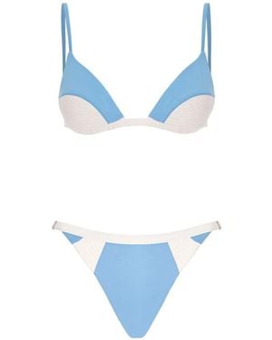Noire Swimwear Nyra Alice Triangle Bikini - Blue