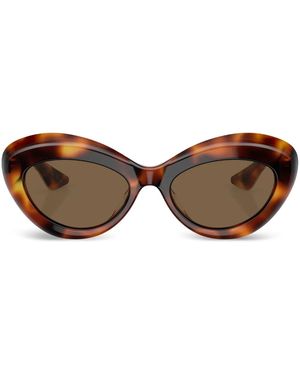 Oliver Peoples 1968c キャットアイ サングラス - ブラウン