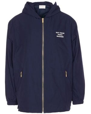 Drole de Monsieur Giacca Con Cappuccio - Blu