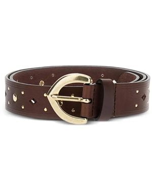 Bax Lab Schnallengürtel Aus Leder - Braun