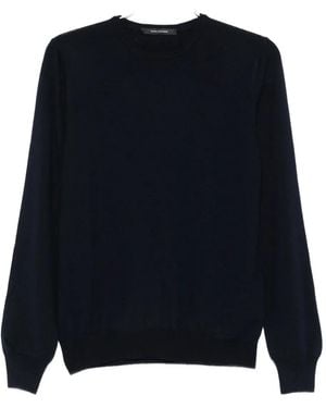 Tagliatore Virgin-Wool Sweater - Blue