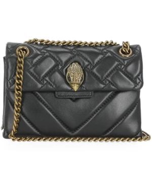 Kurt Geiger Mini Leather Kensington Bag - Grey