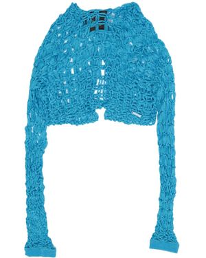 Isa Boulder Vest Met Print - Blauw