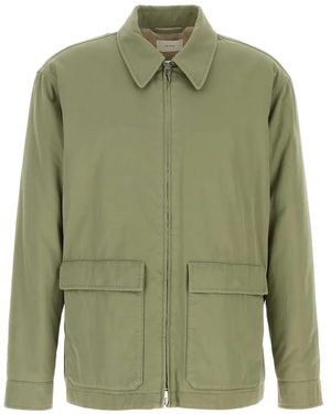 The Row Justo Cotton Jacket - Green