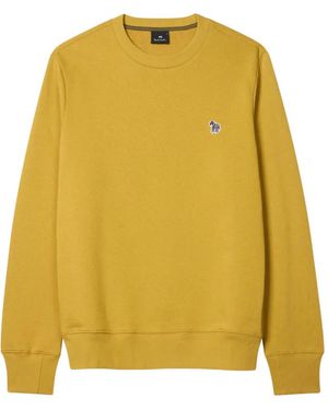 Paul Smith Sweat-Shirt À Patch Logo Et Col Rond - Yellow