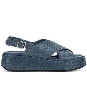 Pons Quintana Maui Platform Sandals - Blue