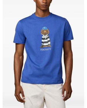 Hackett Camiseta Con Estampado Harry - Azul