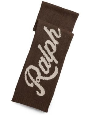 Polo Ralph Lauren Intarsia-Knit Scarf - Brown