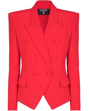 Balmain Jackets - Red