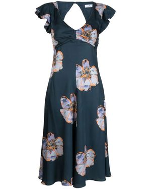 Paul Smith Abito Con Scollo A V - Blu