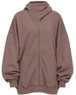 Rick Owens Mountain Hun Hoodie - Brown