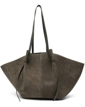 Yuzefi Bolso shopper de ante - Marrón