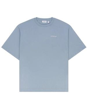 Off-White c/o Virgil Abloh Bolt Arrow Graphic T-Shirt - Blue