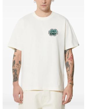 Filling Pieces Logo-Patch T-Shirt - White