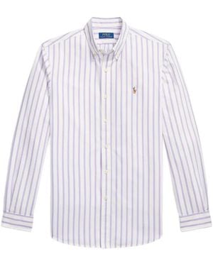 Polo Ralph Lauren Striped Button-Down Shirt - White