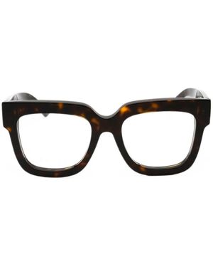 Gucci Tortoiseshell-Effect Glasses - Black