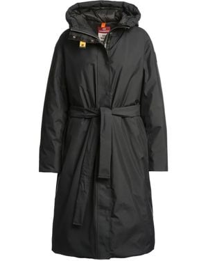 Parajumpers フーデッド ベルテッドコート - ブラック