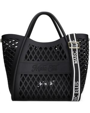 Marc Ellis Medium Flat Basket Tote Bag - Black