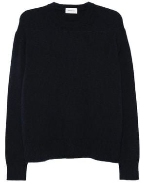 Diana Studio Crew-Neck Ribbed-Trim Jumper - Black