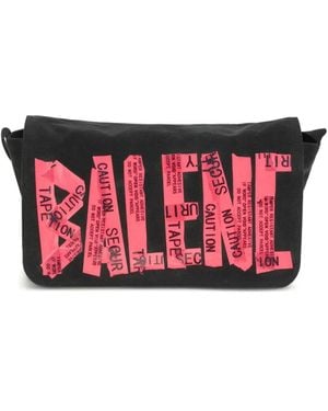 Balenciaga Schultertasche mit Logo-Print - Rot