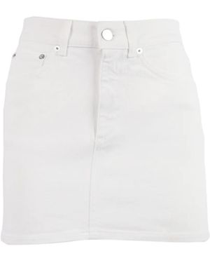 Dondup Falda Vaquera - Blanco