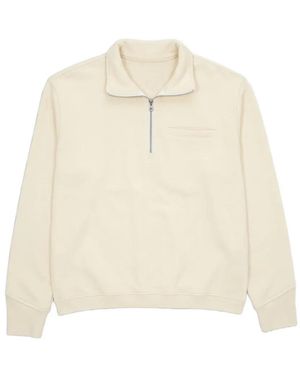 Fortela Sweat Princeton À Col Zippé - Natural