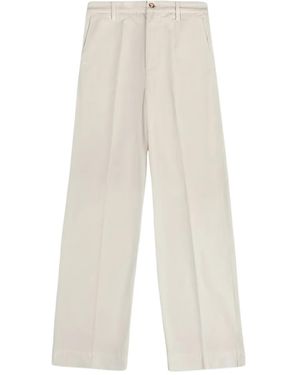 Fay Cotton Pants - White