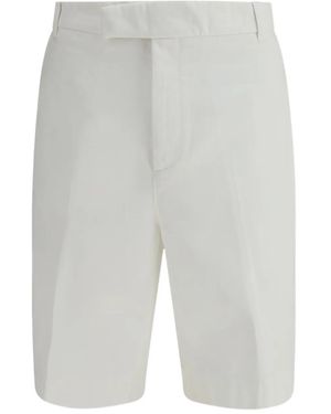 Thom Browne Tab Front Utility Chino Shorts - Grey