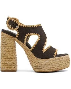 Paloma Barceló Wanda Heeled Sandals - Brown