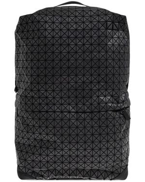 Issey Miyake Geometric-Pattern Backpack - Black