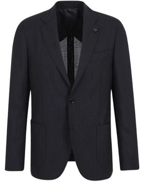 Lardini Striped Two-Piece Suit - Blue