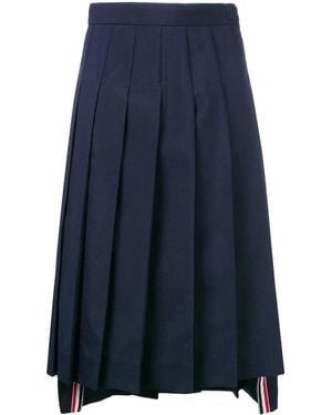 Thom Browne School Uniform Pleated Skirt - Blue