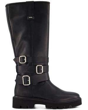 Nubikk Frankie Lynn Buckle-Strap Boots - Black