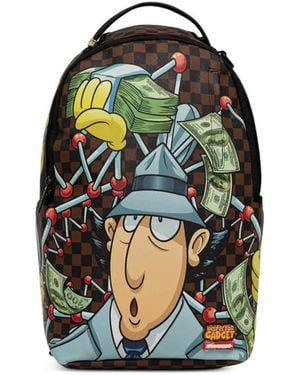 Sprayground Inspector Gadget Check-Pattern Backpack - Blue