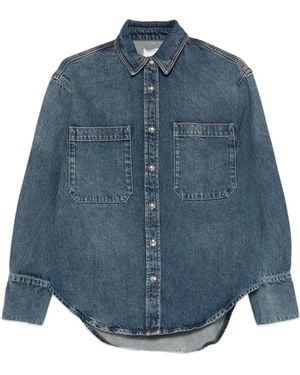 Anine Bing Button-Down Shirt - Blue