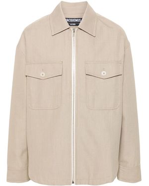 Jacquemus Le Blouson Montaigne Jacket - Natural