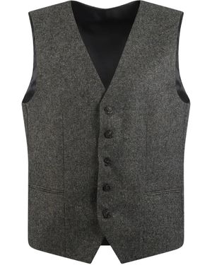 SELECTED V-Neck Vest - Gray