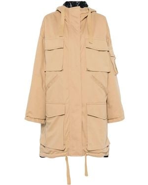 Dorothee Schumacher Reversible Cotton Parka Coat - Natural