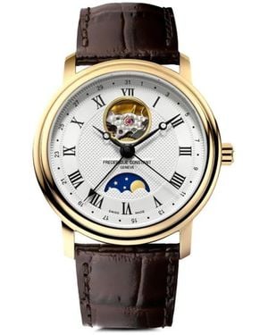 Frederique Constant クラシック ハートビート ムーンフェイズ デイト 40Mm - ホワイト