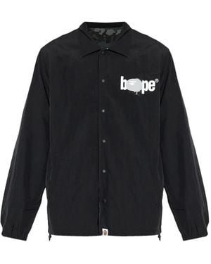 A Bathing Ape Bape Reversible Jacket - Black