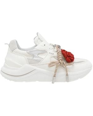 Date Fuga Animalier Trainers - White