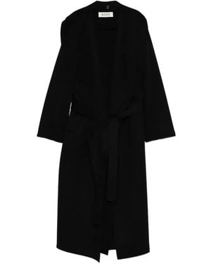 Rohe Signature Scarf Coat - Black
